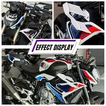 BMW S1000R M1000R에 적합 20212022   2023 ABS 플라스틱 오토바이 공기 역학적 고정 날개 측면 날개 스포일러 에일러론 썸네일 6