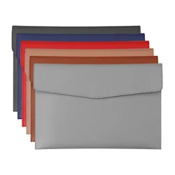 Borsa per documenti in pelle busta A4 portadocumenti borsa per documenti in pelle PU di qualità borsa per documenti Organizer per documenti Femme