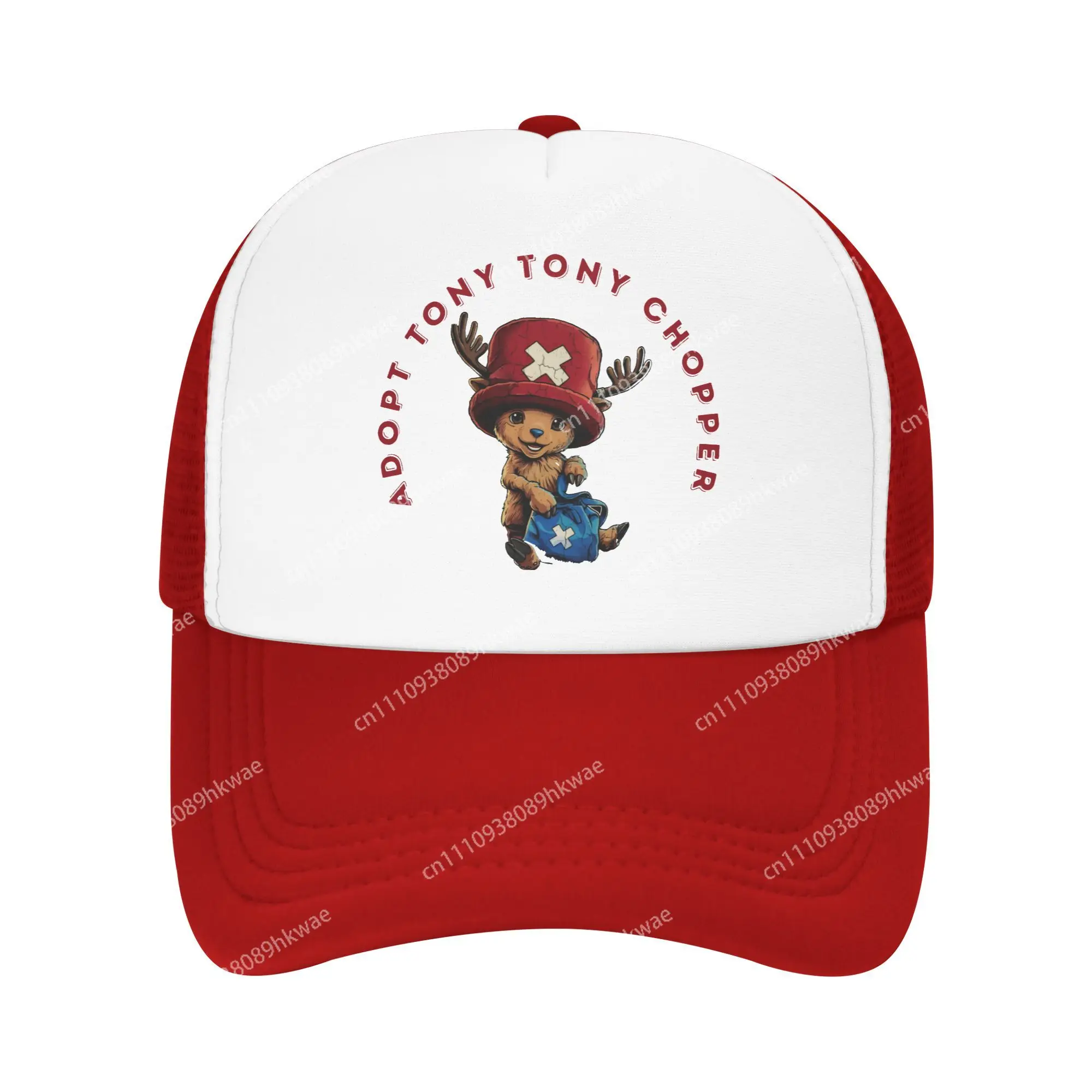 Unisex Adopt Tony Tony Chopper Trucker Hat Hip-Hop Mesh Baseball Caps Polyester one-pieces  Dad Hat Adjustable Golf Hats Summer