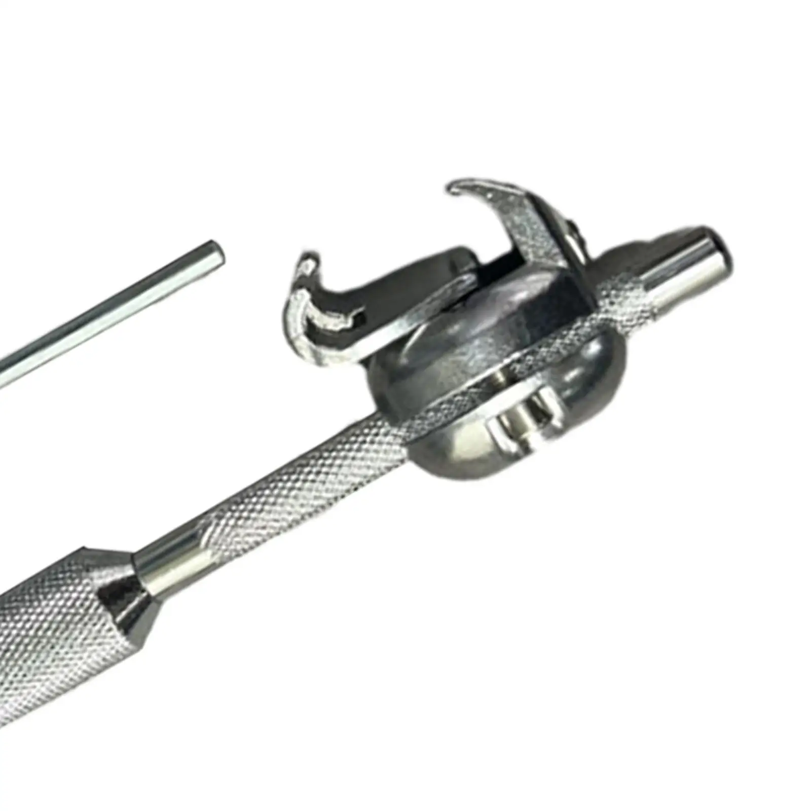 Straight Rod Cowbell Holder with Wrench Practical Hardware Adjustment for Percussion Drum Musical Instrument Accessories Part