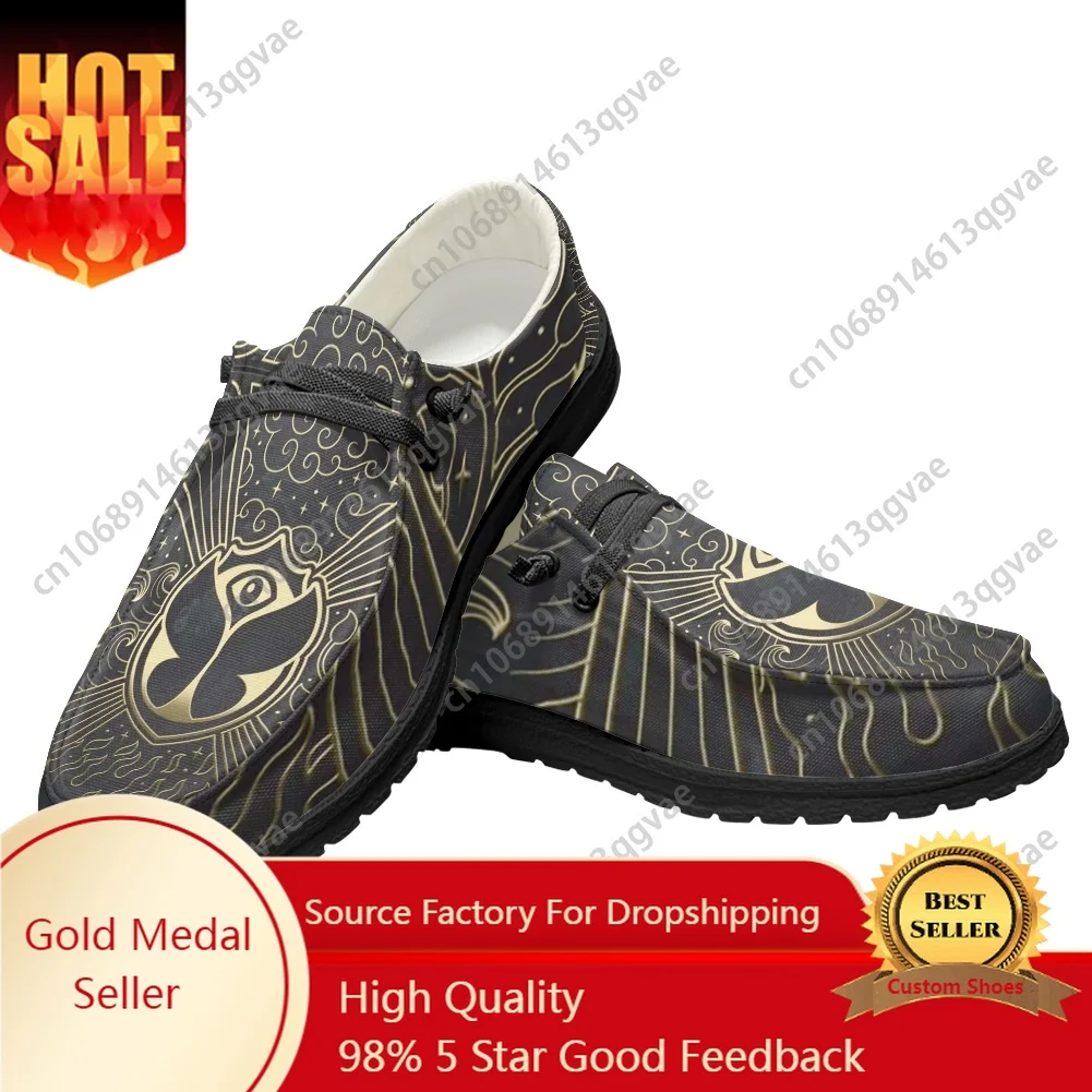 

Tomorrowland Flag Music Festival Casual Shoes Flat Shoe Men Woman Breathable Outdoor Lightweight Footwear Custom Made Shoes