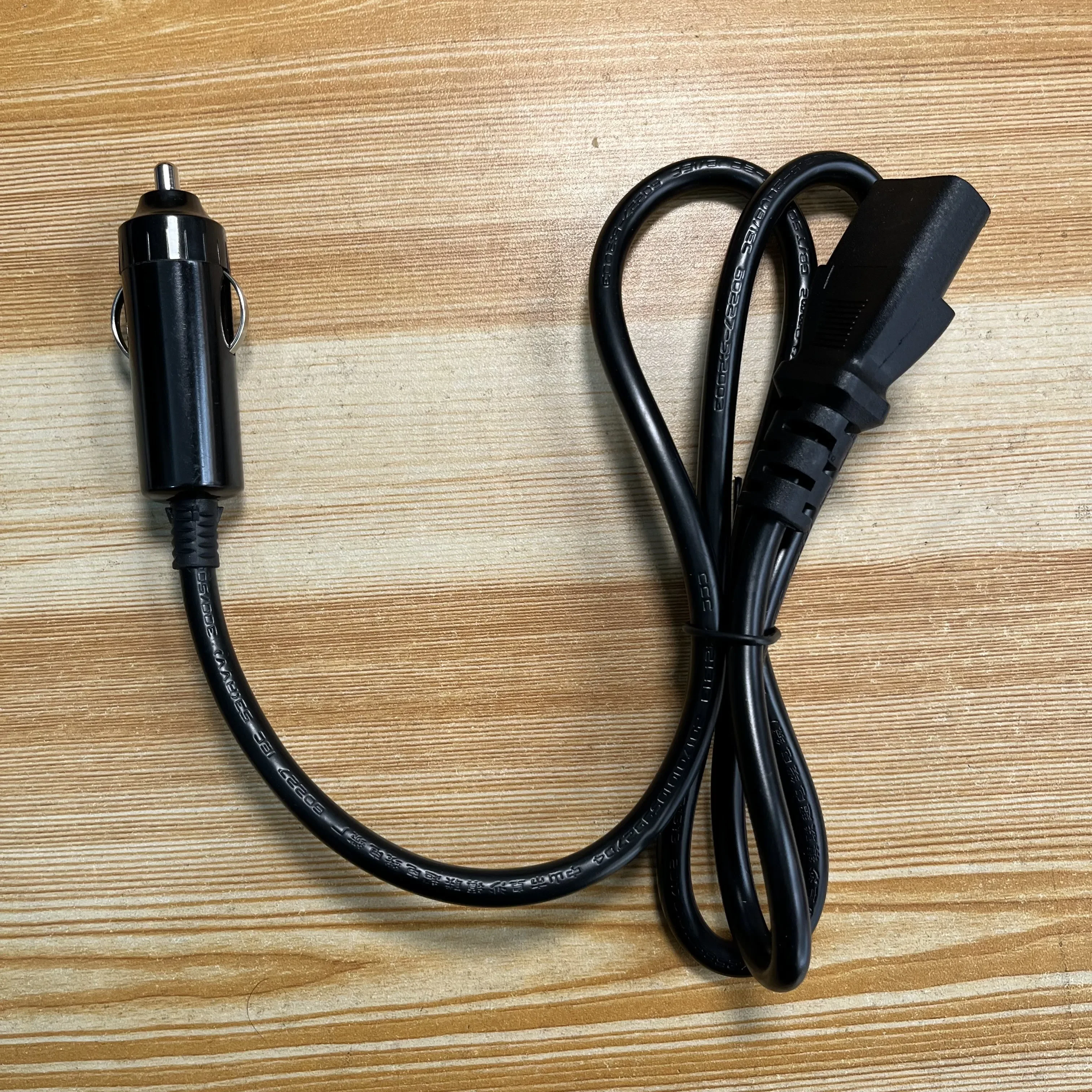 Car Cigarette Lighter Rice Cooker Plug Cigar Power Connector Fused With 1.2m Wire Cable End Caps