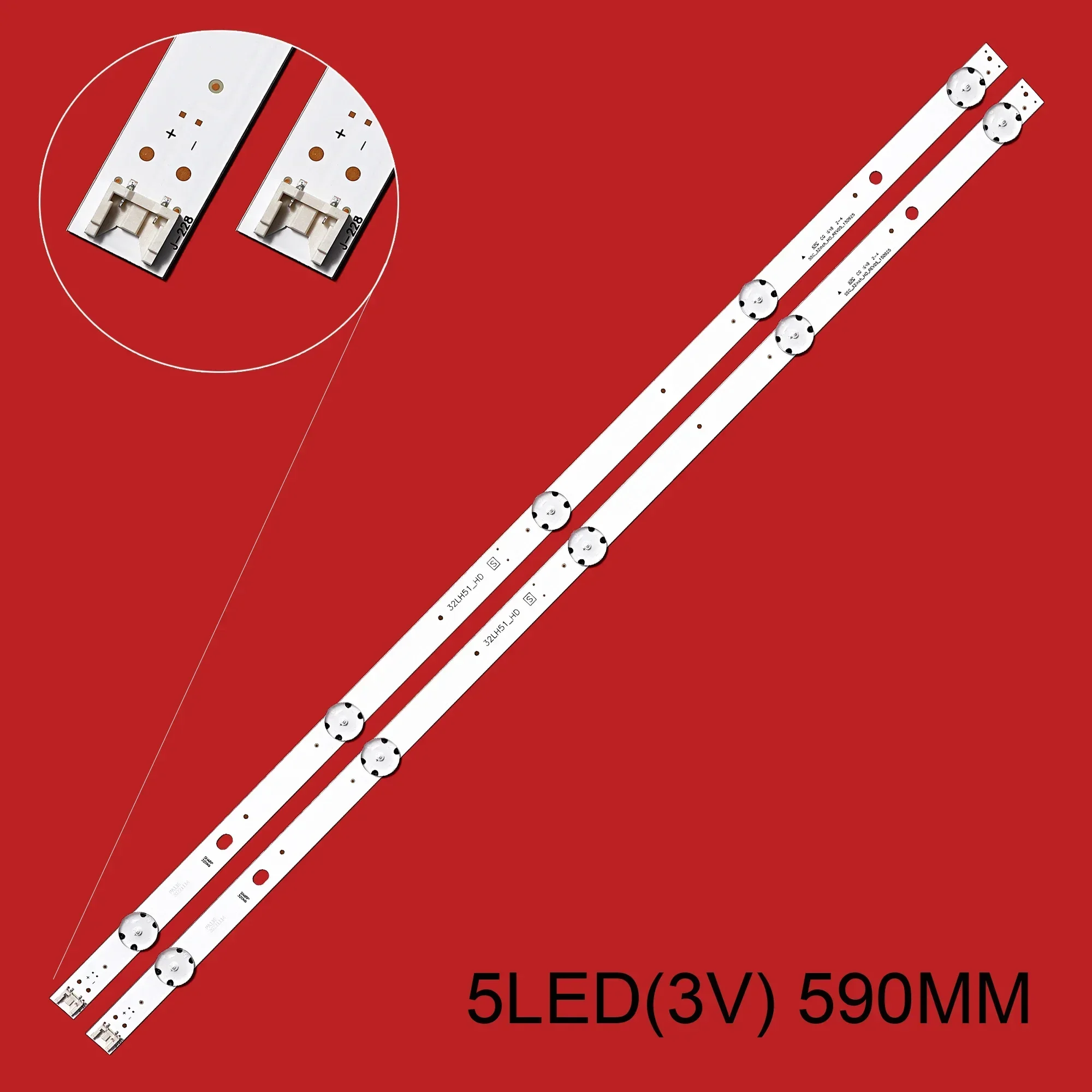 LED Backlight strip 5 lamp for SSC_32LJ61_BOE(FHD) 32LJ610V HC320DUN-ABSL1-A14X 32LK61 32LJ510U HL-99320A30-0501S 99320CSP1313