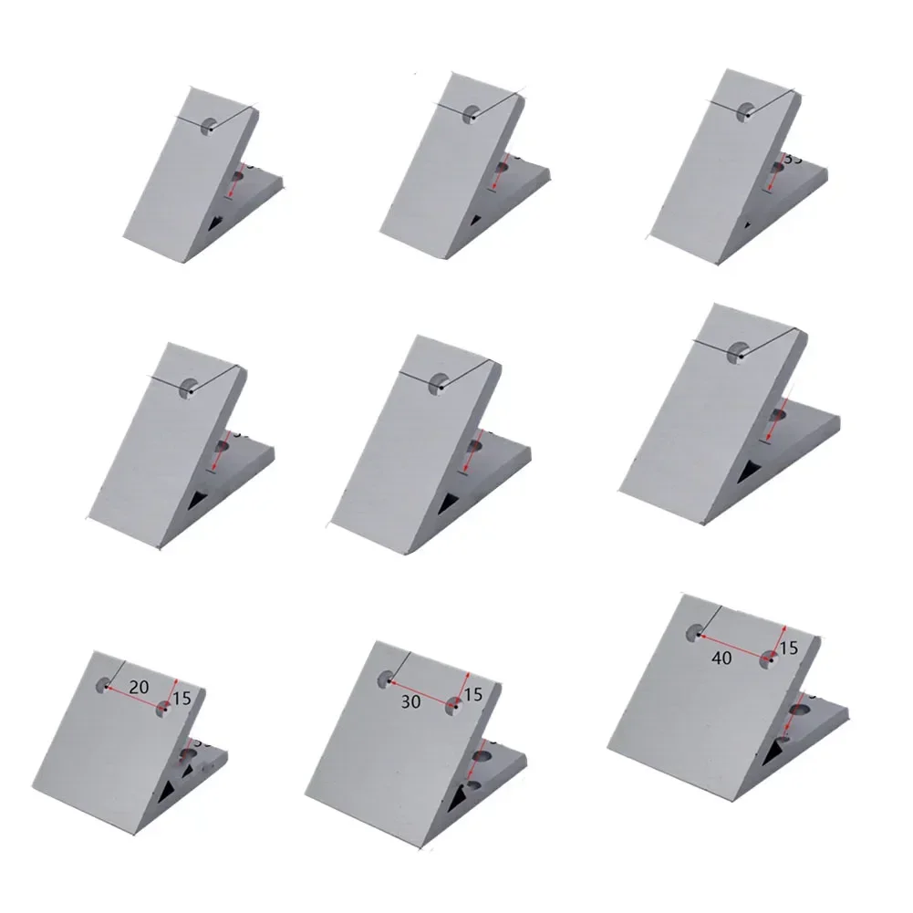 Aluminum Profile Joint 45 Degree Angle Bracket Used With T-bolts Aluminum Alloy Easy To Install Industrial Assembly