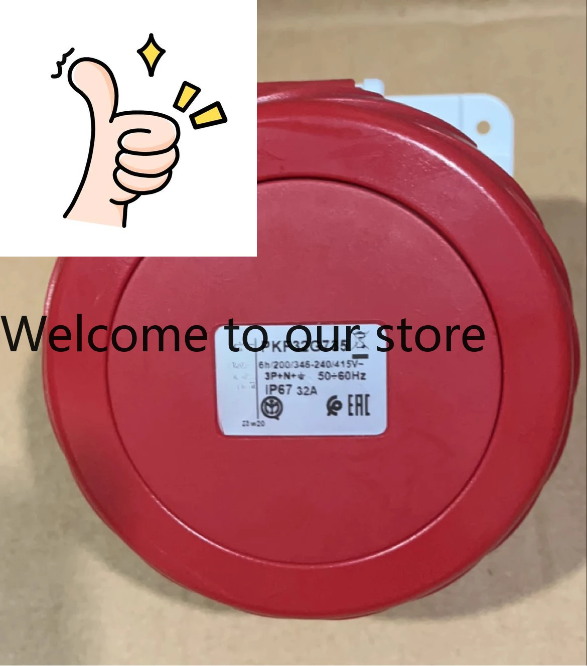 

Розетка промышленная скрытого монтажа PKF32G735, прямая, 32А, оригинальная, подлинная