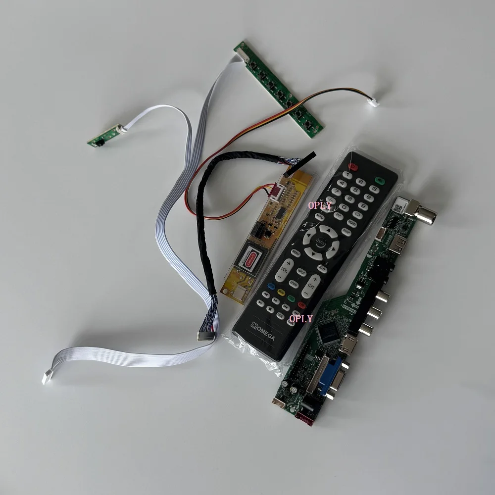 

Плата контроллера телевизора AV VGA для LTN141WD-L05 LTN141WD 14,1 "1440X900 ЖК-монитор экрана HDMI-совместимый USB RF Audio DIY