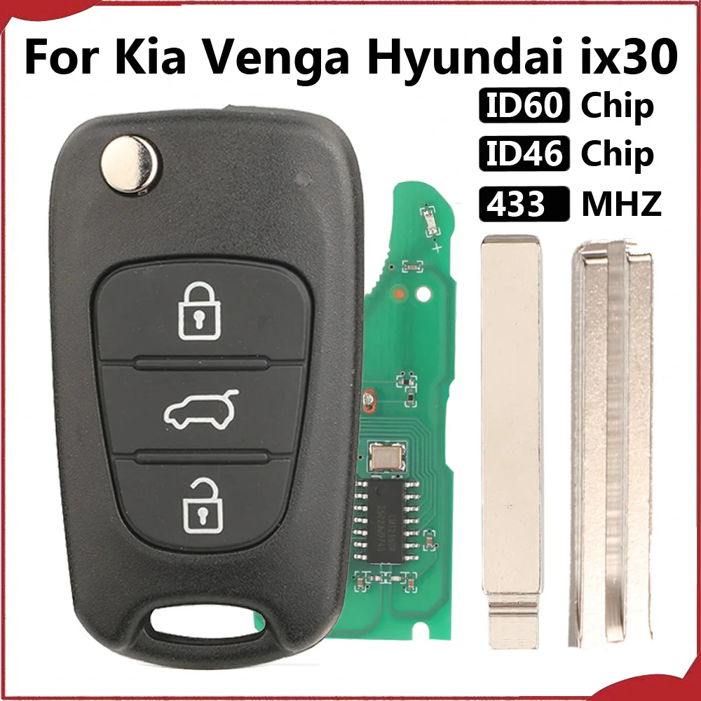 kutery New For Kia Venga Hyundai ix30/Azera ix20 95430-1P001/95430-1P000 95430-2L600/95430-2L650 95430-1K000/1K001 433mhz ASK