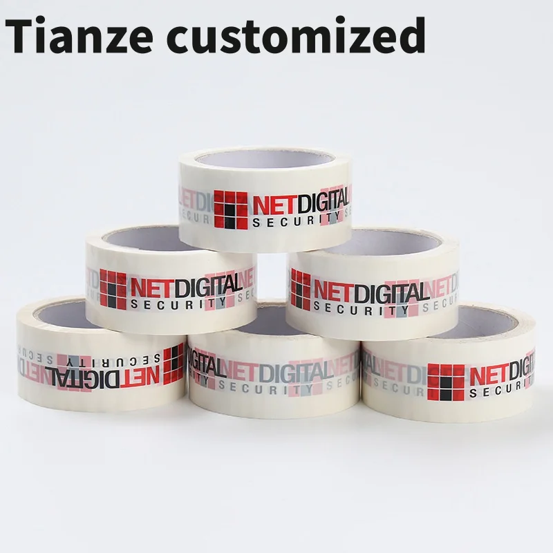 10 pieces（custom）White background color and 2-color logo high-definition ink, customized adhesive tape engraving pr