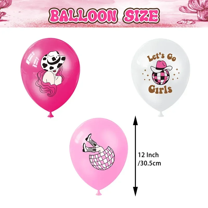 Girls Denim Theme Holiday Party Supplies Children's Birthday 12 Inch Latex Balloon Party Decoration suit 21 PCS