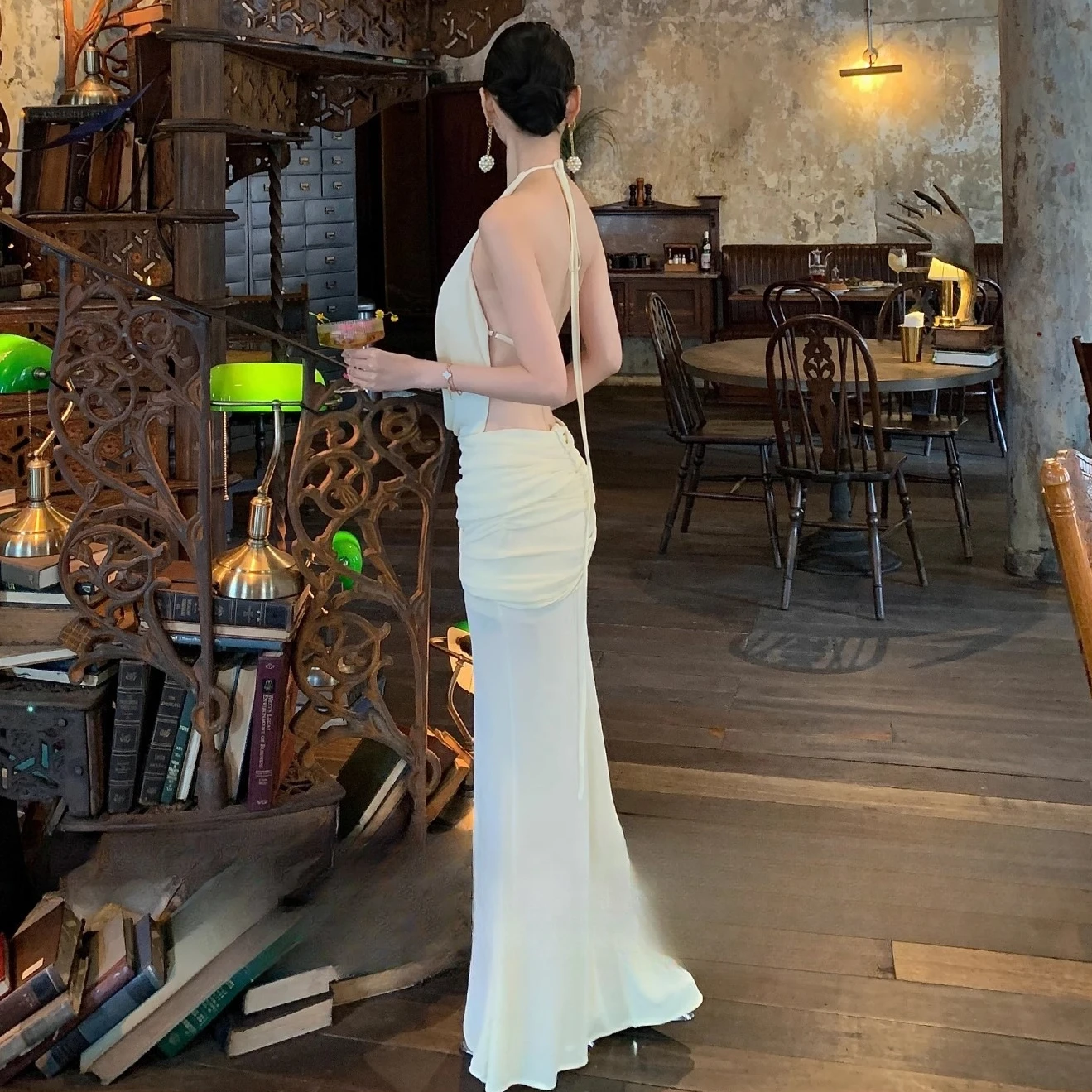 فستان نسائي بدون أكمام بدون أكمام من المشمش ملابس صيفية أنيقة لحفلات العطلات ملابس خروج أنيقة من فيستدوس ضيقة