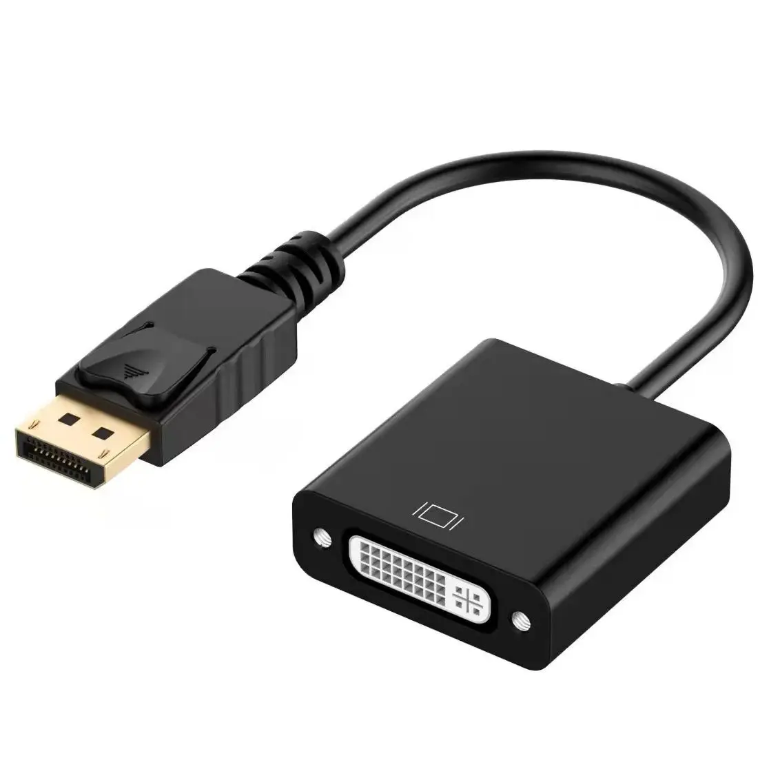 

DisplayPort to DVI-D Single Link 1080P Video Adapter DP Male to DVI Female Converter Cable for Desktop Laptop Monitor Projector