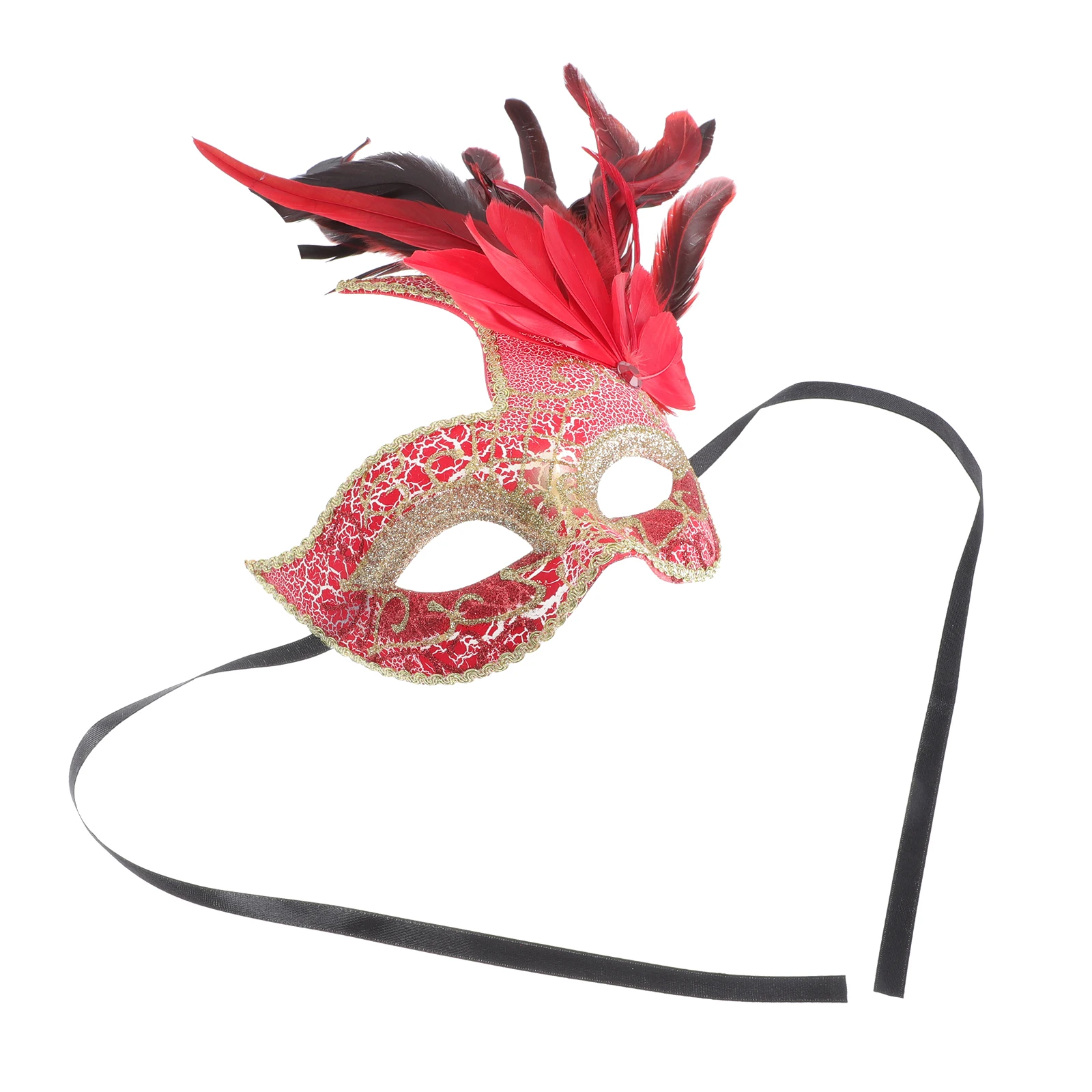 

1pc Masquerade Mask Halloween Carnival Party Costume Accessory Mask Facial Decor Female Role Play