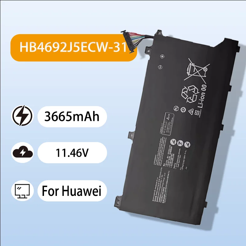 

High Quality HB4692 Notebook Battery For Honor MagicBook 15 BOH WAQ9HNR 11.46V 3665mAh Long Lasting Durable Battery