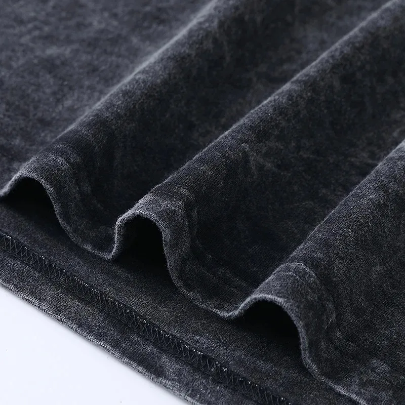 سيدني سويني الراحة الألوان الجرافيك تي شيرت مطبوع المشاهير المحملة Y2K الجرونج الشارع الشهير خمر عادية القطن المتضخم تي شيرت