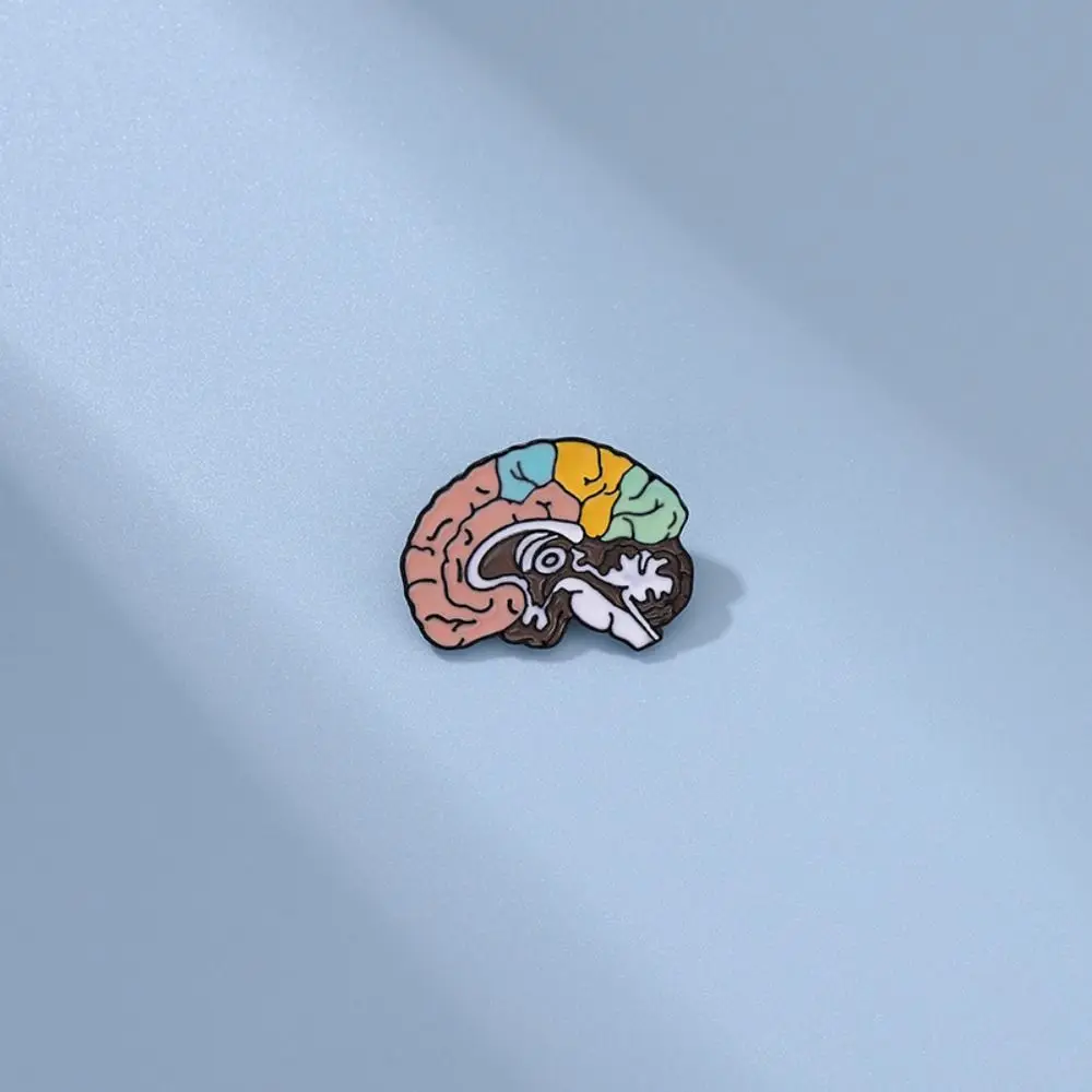 Delicate Anatomy Medicine Brain Brooch Small Badge Collar Pin Badge Enamel Lapel Badge Pins Corsage Cute Medicine Jewelry Nurses