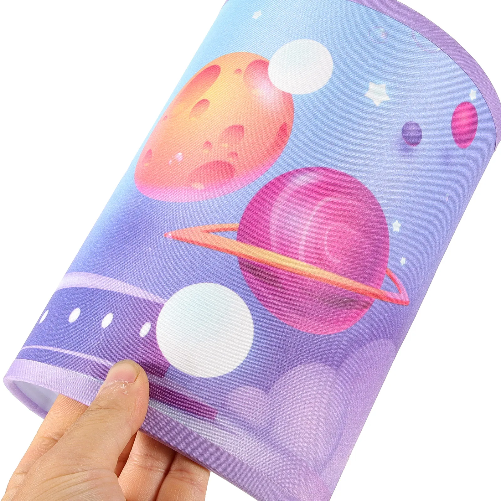 

Тканевый абажур в мультяшном космическом стиле для настольной лампы, рассеиватель света для декора комнаты/спальни, мягкий световой диффузор, чехол для напольной лампы