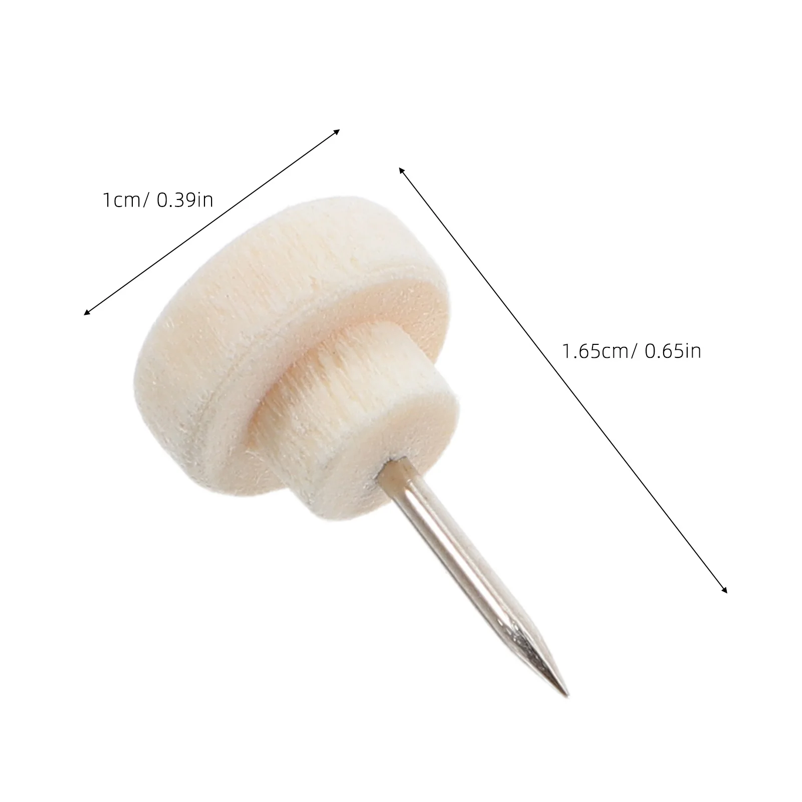 50個の木製プッシュピン、丸い装飾用鋲、掲示板、コルクボード、壁ディスプレイ、メモ、ホームオフィスの装飾用