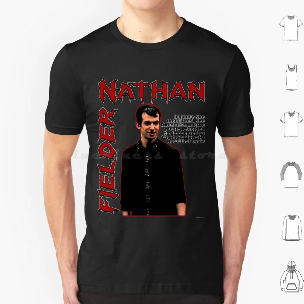 Nathan Fielder The Hot Topic Manager T Shirt 6xl Cotton Cool Tee Nathan Fielder Nathan Fielder Tv Show Tv Show Nathan For You