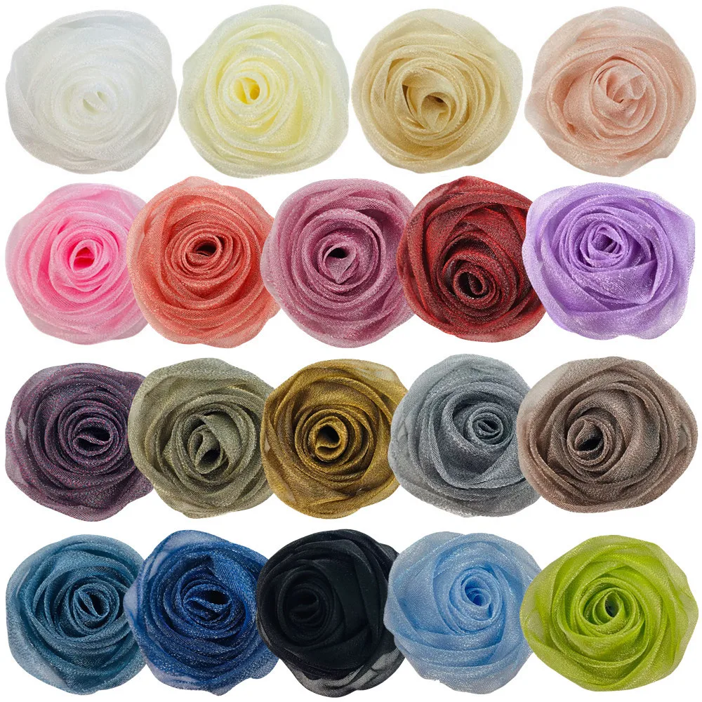

Handmade Eugenia Rose Flower For Children's Girls accessory DIY Apparel Accessories New Headwear Hair Accessories Decorate