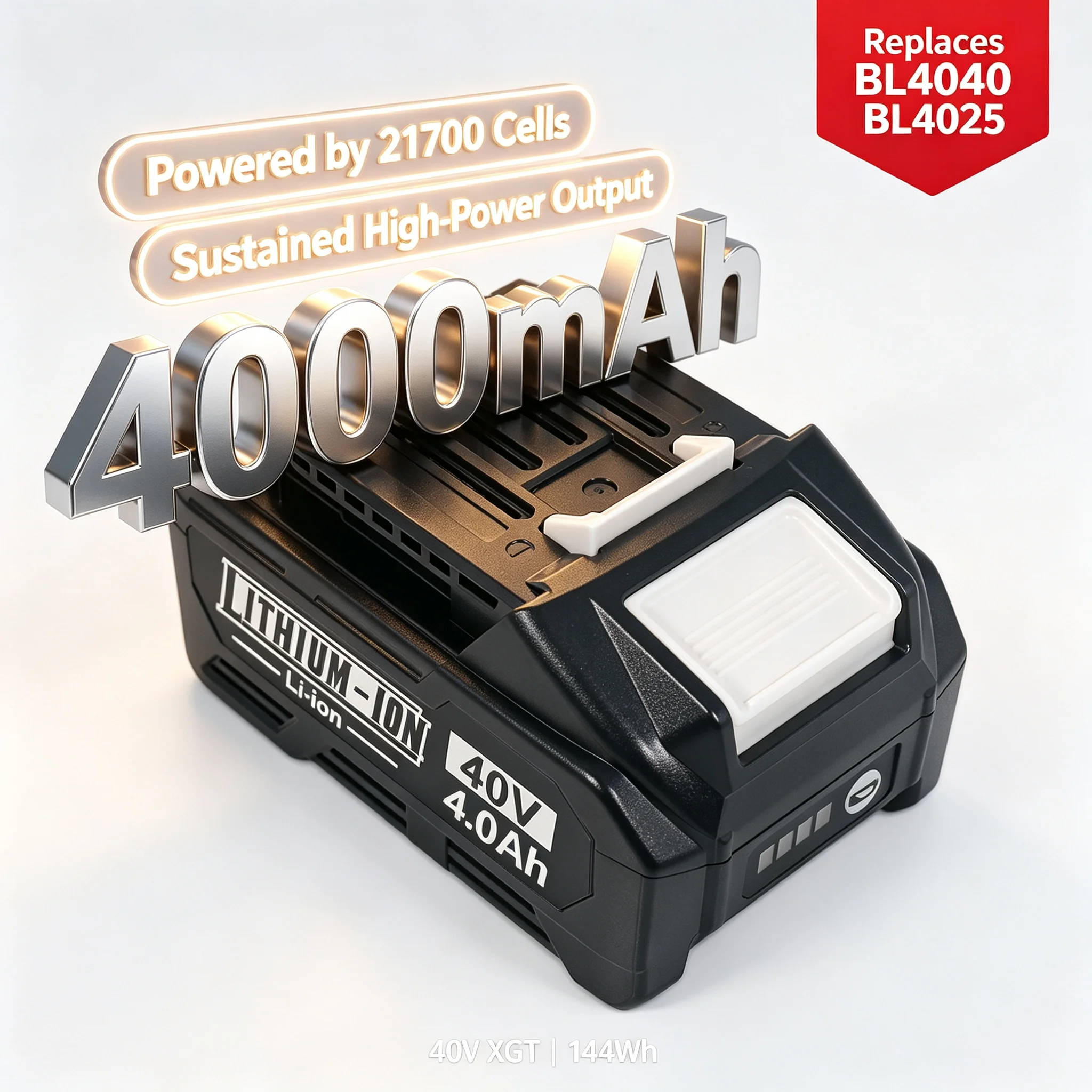 Makita Power Tools Xgt - Batterie Li-ion Makita 40V 4000mAh 21700
