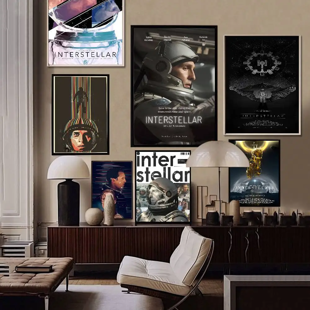 بين النجوم الكلاسيكية الخيال العلمي فيلم DIY لزجة المشارك خمر غرفة بار مقهى ديكور ديكور المنزل #1