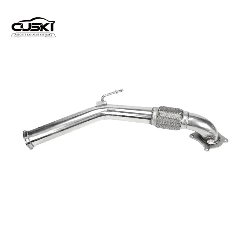 High Performance Turbo Catless Downpipe Exhaust For MK5 MK6 VW GOLF GTI JETTA 3'' Audi A3 2.0T Stainless Steel Car Accessories