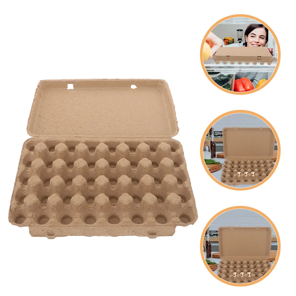 

8pcs Quail Egg Cartons Paper Pulp Quail Egg Crates Quail 40-slot Quail Egg Boxes Paper Quail Egg Box Storage Cartons Egg Storage