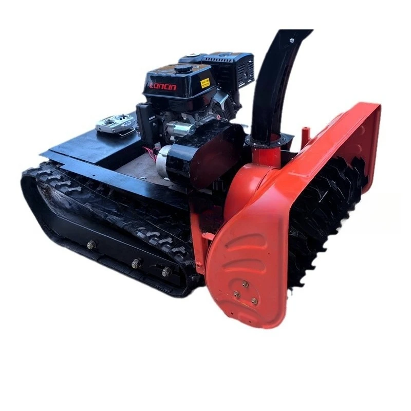 Winter snow plow, multi-function remote control snow plow, park factory small snow plow