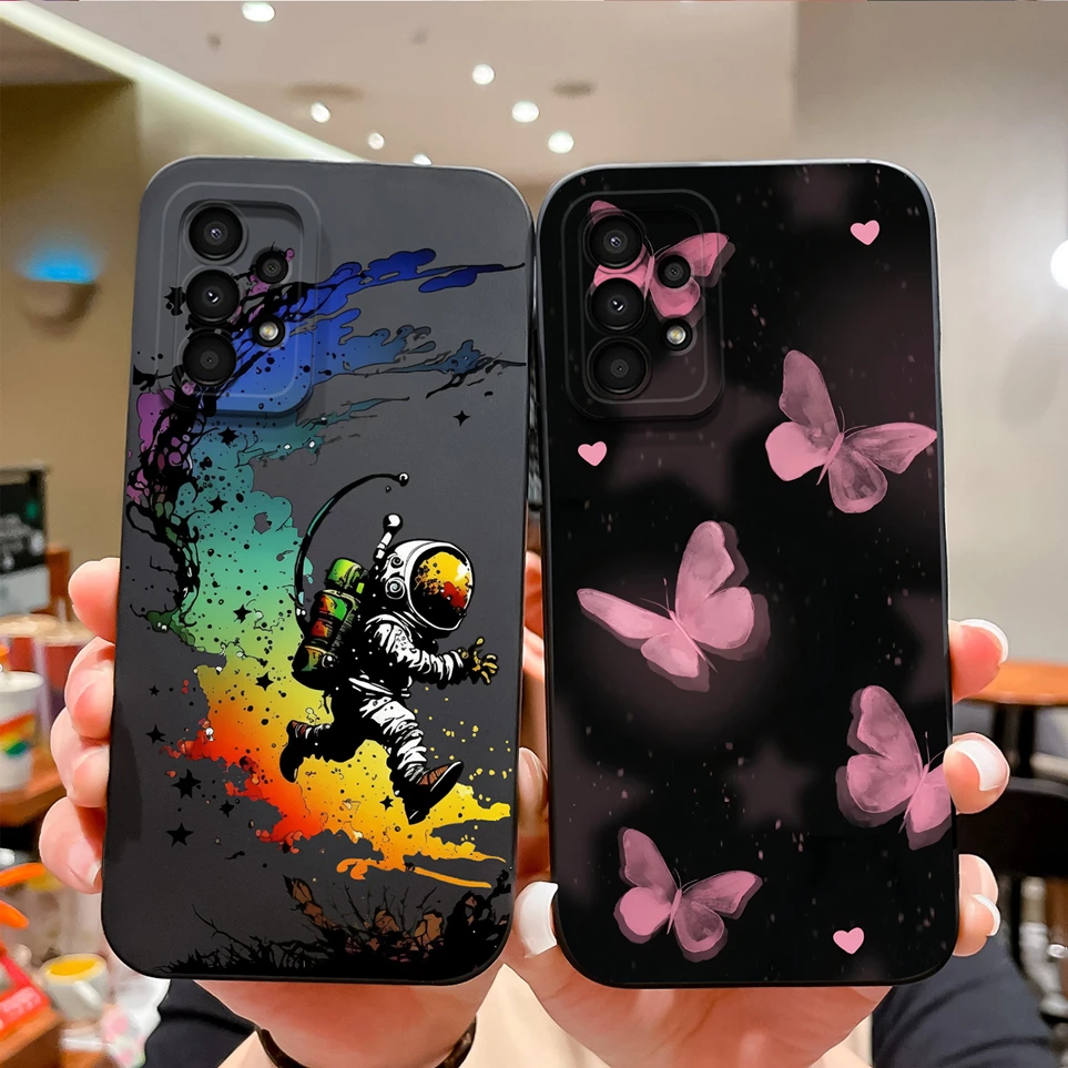 Etui na telefon Samsung Galaxy A15 A14 A13 Trendy Girl Miękki, trwały silikonowy pokrowiec na telefon SamsungA15 Coque GalaxyA14 A13 Funda