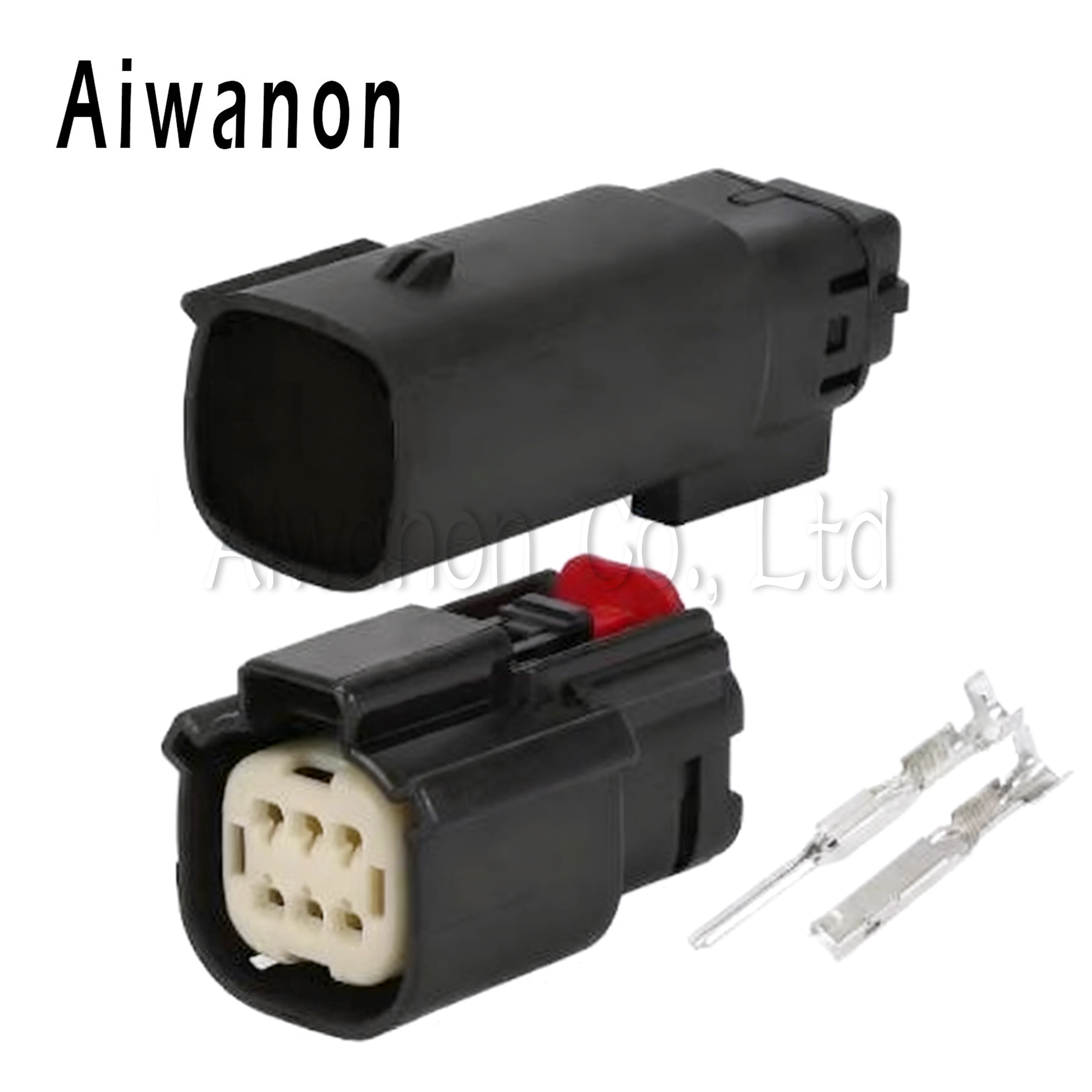 1 Set 6 Pin Car Bumper Light Fog Electrical Connectors Waterproof Female Male Harness Plug for 33482-0601 33472-0601