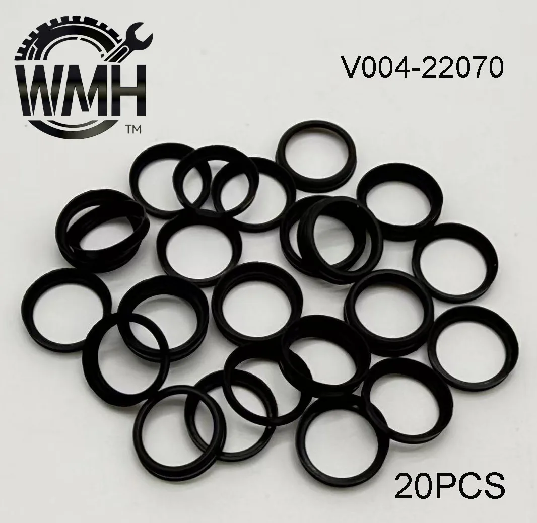 

20pcs 22070 Fuel Injector Service Kits GDI carrier ring Size13.8x11x2.7MM seal ring