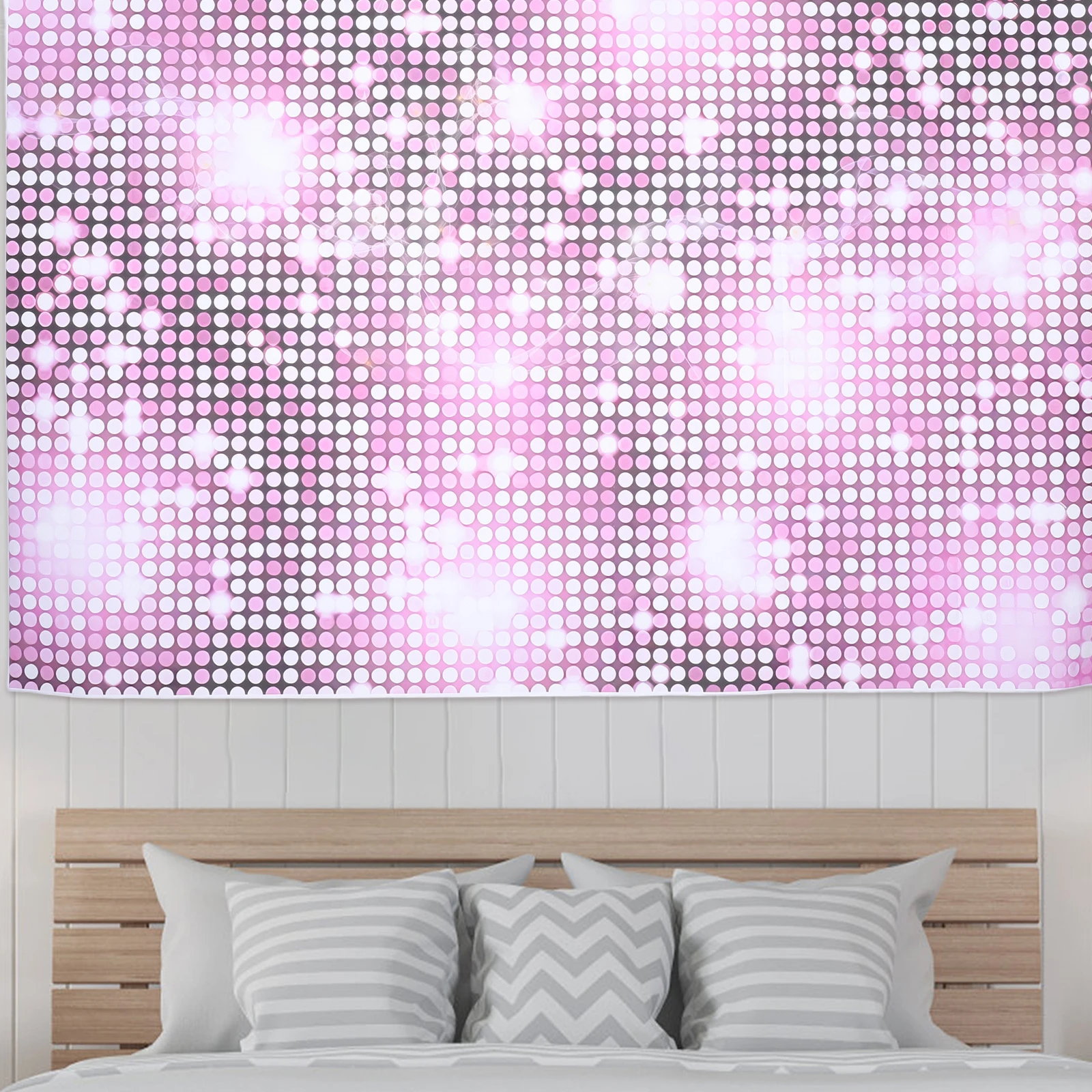 

Magenta Sequin Background Backdrop for Birthday Party Photo Christmas Valentine Indoor Outdoor Decor Photography Studio Supplies