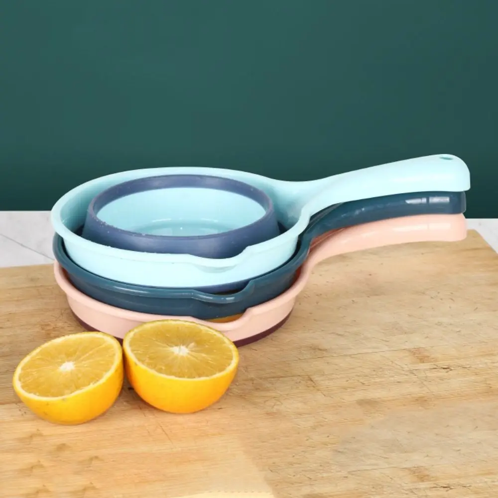 Creative Folding Water Scoop Long Handle Suspensible Kitchen Water Ladle Thickened Ergonomic Grip Water Dipper