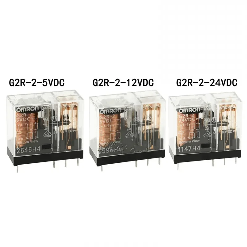 

New G2R-2-5VDC G2R-2-12VDC G2R-2-24V G2R-2 12VDC Power Relays 5V/12V/24V 5A 8PIN 10 PCS