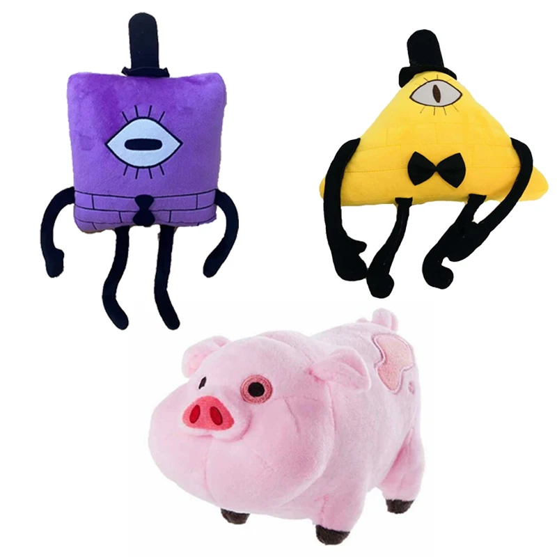 18-35cm Disney Anime Movie Gravity Falls Figures Waddles Pig Old Fifteen-poundy Dolls Kids Toys House Decorations Holiday Gifts