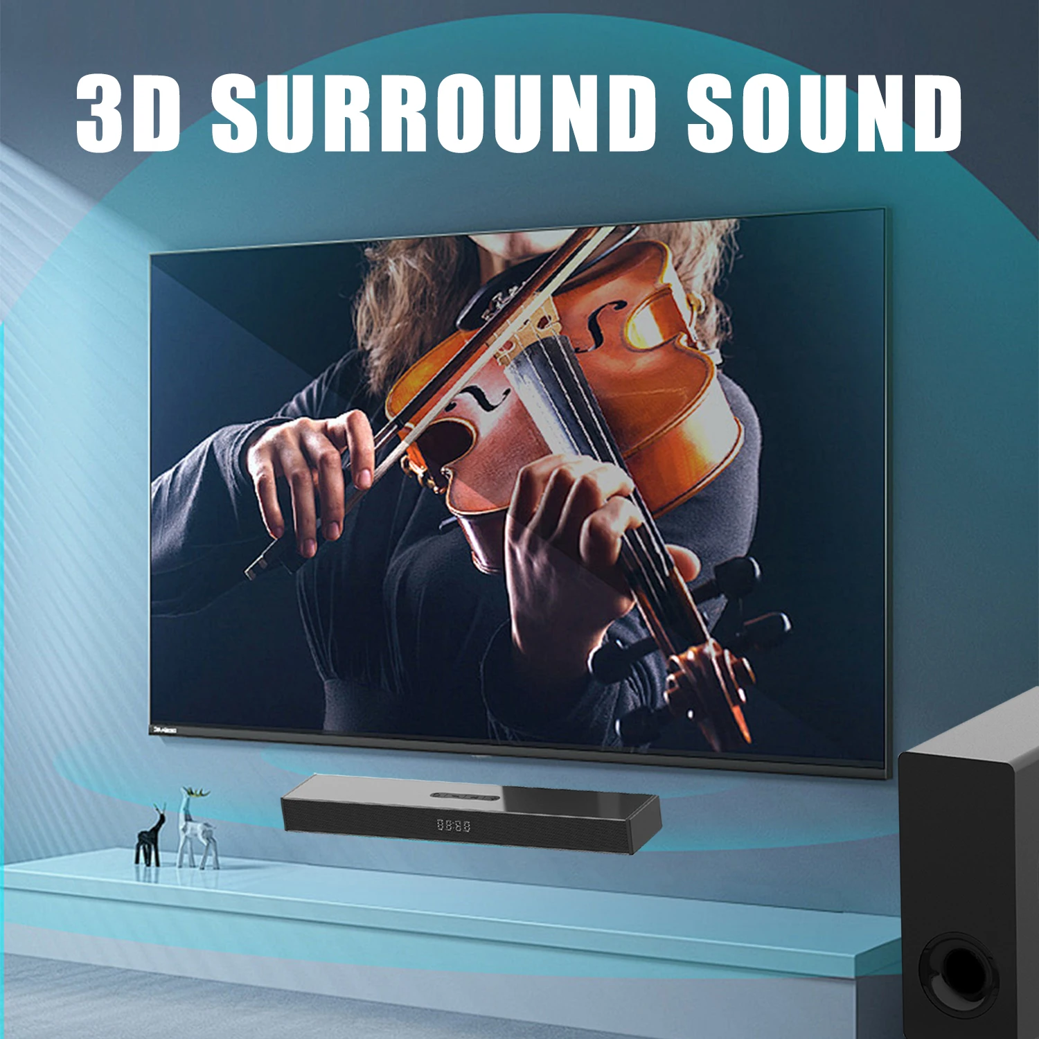 PC Home Theater Subwoofer Speaker Home Theater System Wireless BT Surround Stereo