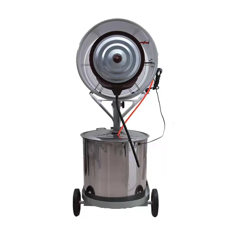 Industrial  Mobile large capacity centrifugal Humidifier misting fan for Workshop