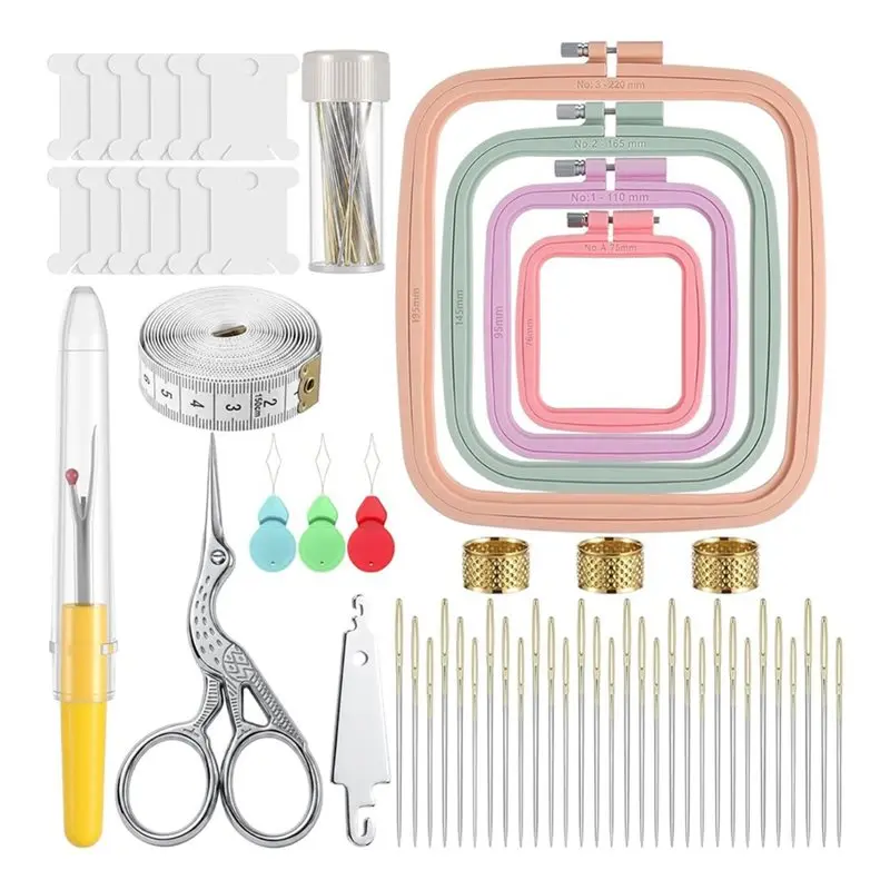 M11K-85-Piece Cross Stitch Embroidery Kit Cross Stitch Supplies Embroidery Kit For Beginners
