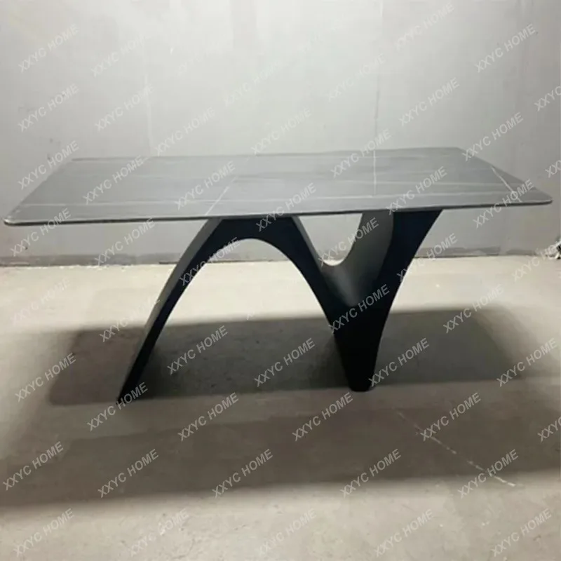 ML  medieval table legs bracket rock slab dining table