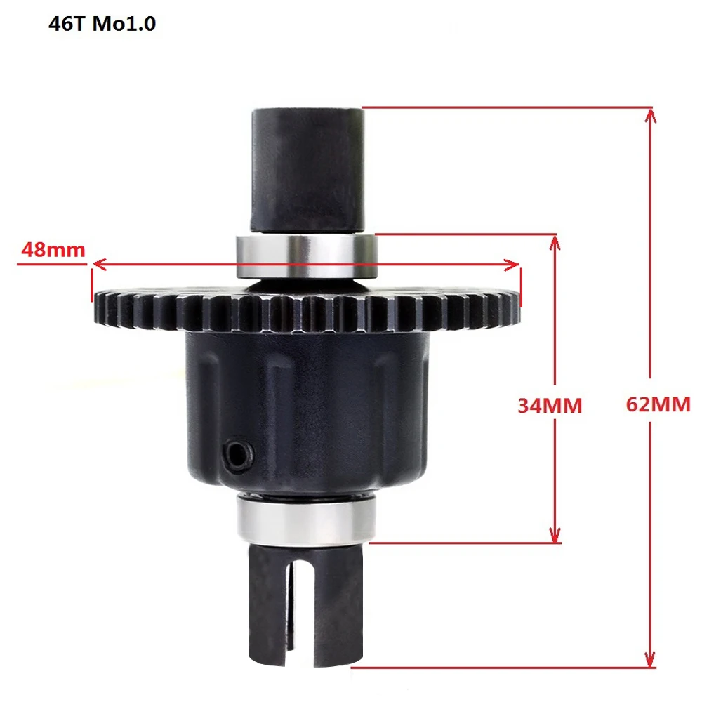 ZD Racing Metal Steel 48T Center Differential Gear 8009 for 1/8 08421 08423 08427 9020 9021 9116 RC Car Original Upgrade Parts