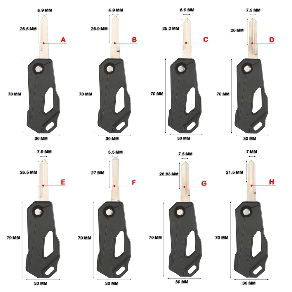 Replace Moto Key For Honda Yamaha Suzuki Pulsar Hero YAMAHA PIAGGIO HARLEY KTM VICTORY BMW DUCATI Bombardier Triumph Kawasaki