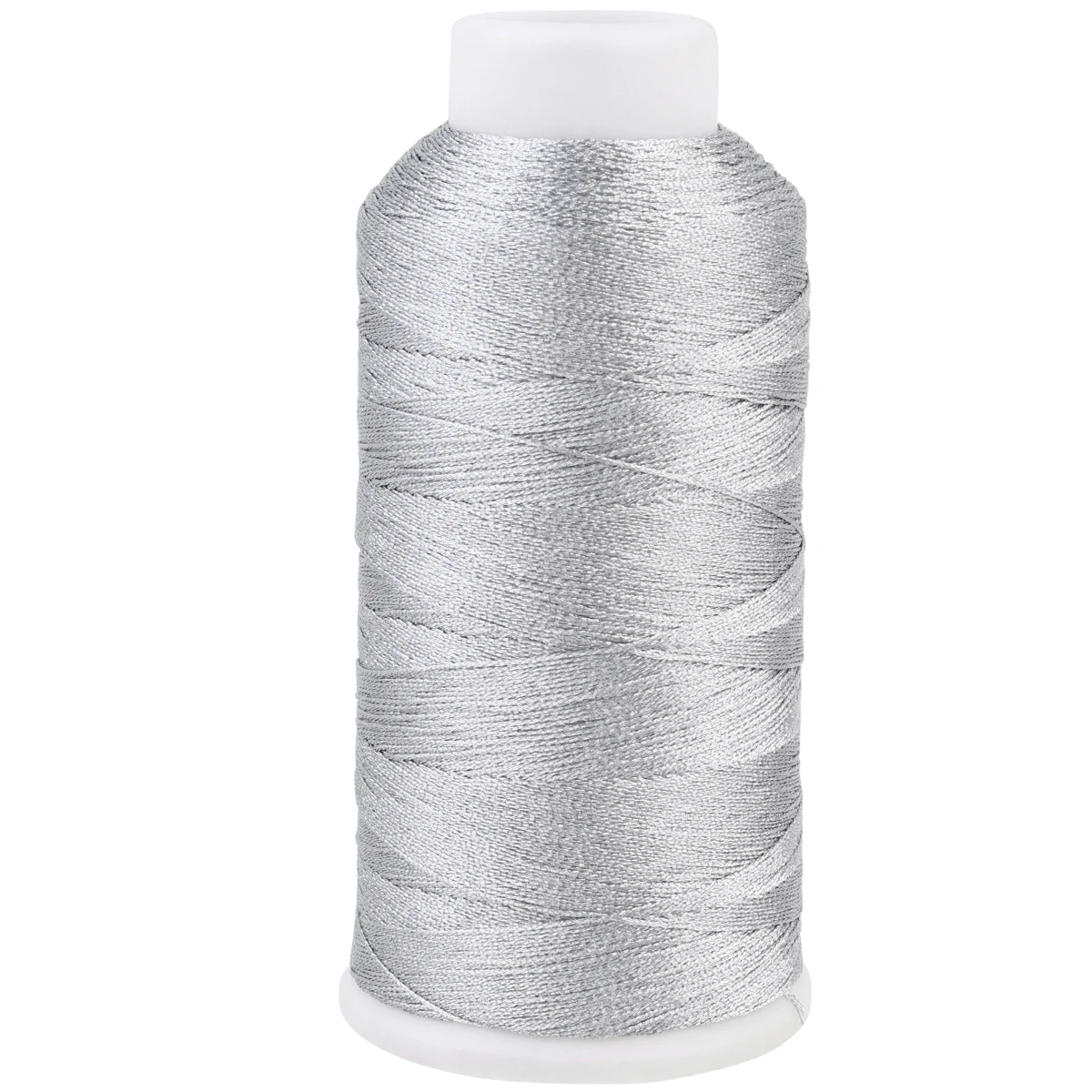 

Multiple Gold Silver Wires Long Spools Cone Threads Sewing Quilting Accessories Embroidery Nylon Silk Durable Practical