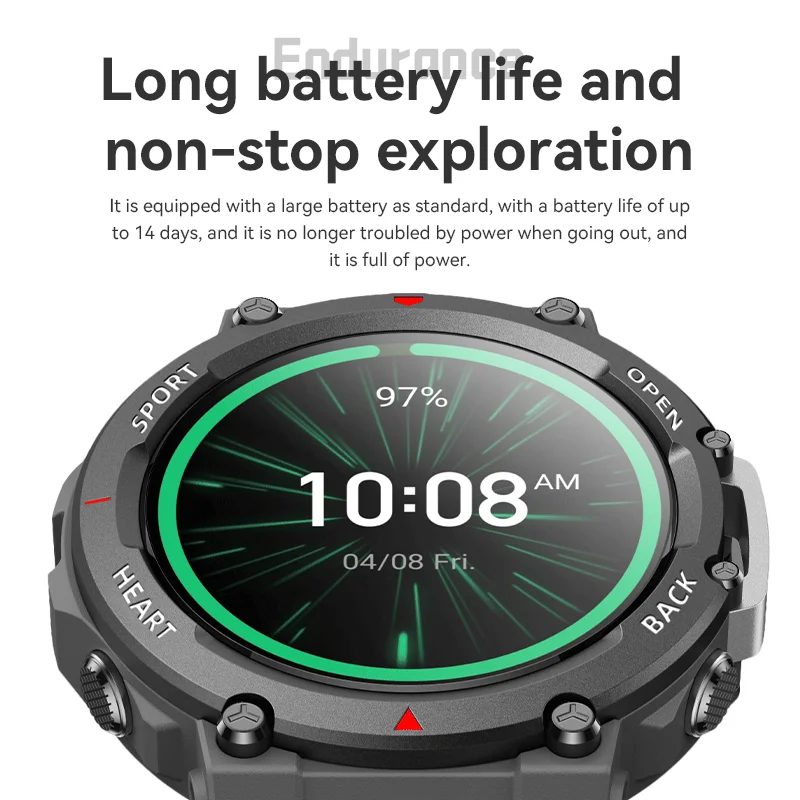 Howear HW28 MAX الأصلي ساعة ذكية للرجال 2025 بلوتوث دعوة الدردشة GPT جهاز تعقب للياقة البدنية NFC رسالة شاشة 1.48 بوصة #3