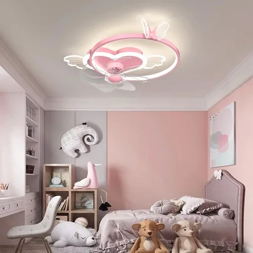 

Kids Ceiling Fans with Lights for Bedroom Quiet Fan Ceiling Light with Remote 6 Speeds Modern Fan Lamp Ceiling Led Dimmable