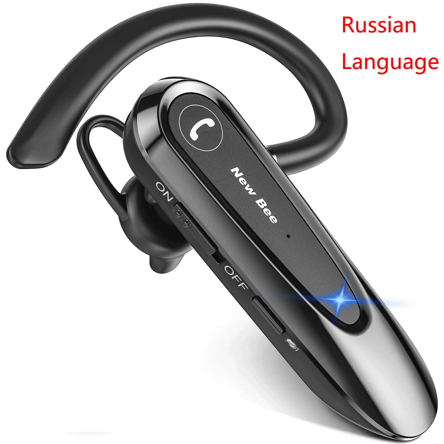 NEUE Bienen B45 Bluetooth 5.0 Headset Wireless Ohrhörer Kopfhörer mit Dual -Mic -Ohrhörer Ohrhörer CVC8.0 Rauschreduzierung für das Fahren