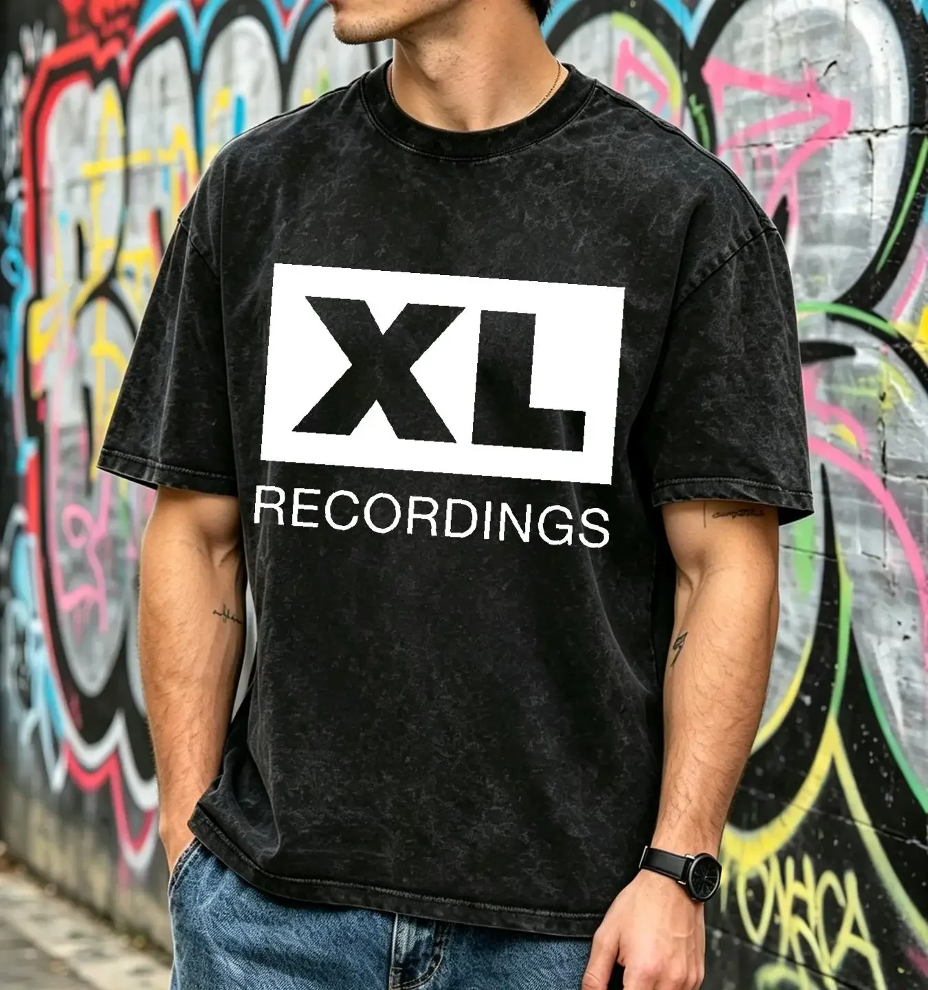 washed T Shirt XL Recordings House Music Rave DJ Oldskool SL2 long or short sleeves vintage Washed designer clothes Comfortable