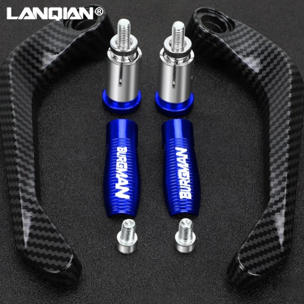 

For Suzuki BURGMAN 650 400 125 200 AN650 AN400 125 200 Motorcycle Accessories Handlebar Grip Brake Clutch Levers Guard Protector