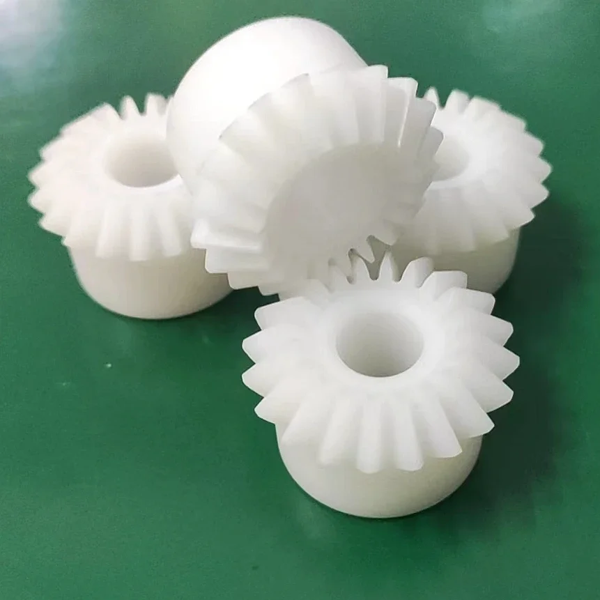 POM 플라스틱 나일론 직선 경사 기어, 직각 변속기, 1.5m, 20/25 톱니, 8mm, 10mm