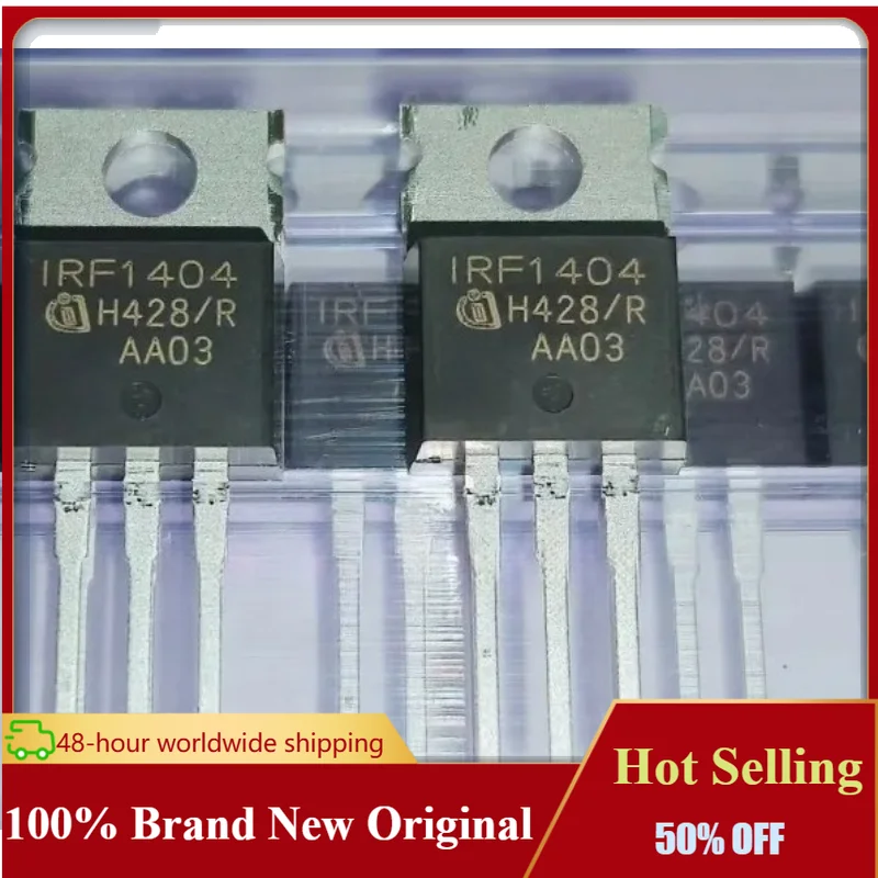 10-100PCS 100% New Imported Original IRF1404PBF IRF1404 TO-220 Transistors MOSFET 202A 40V Authentic High Quality Hot Selling