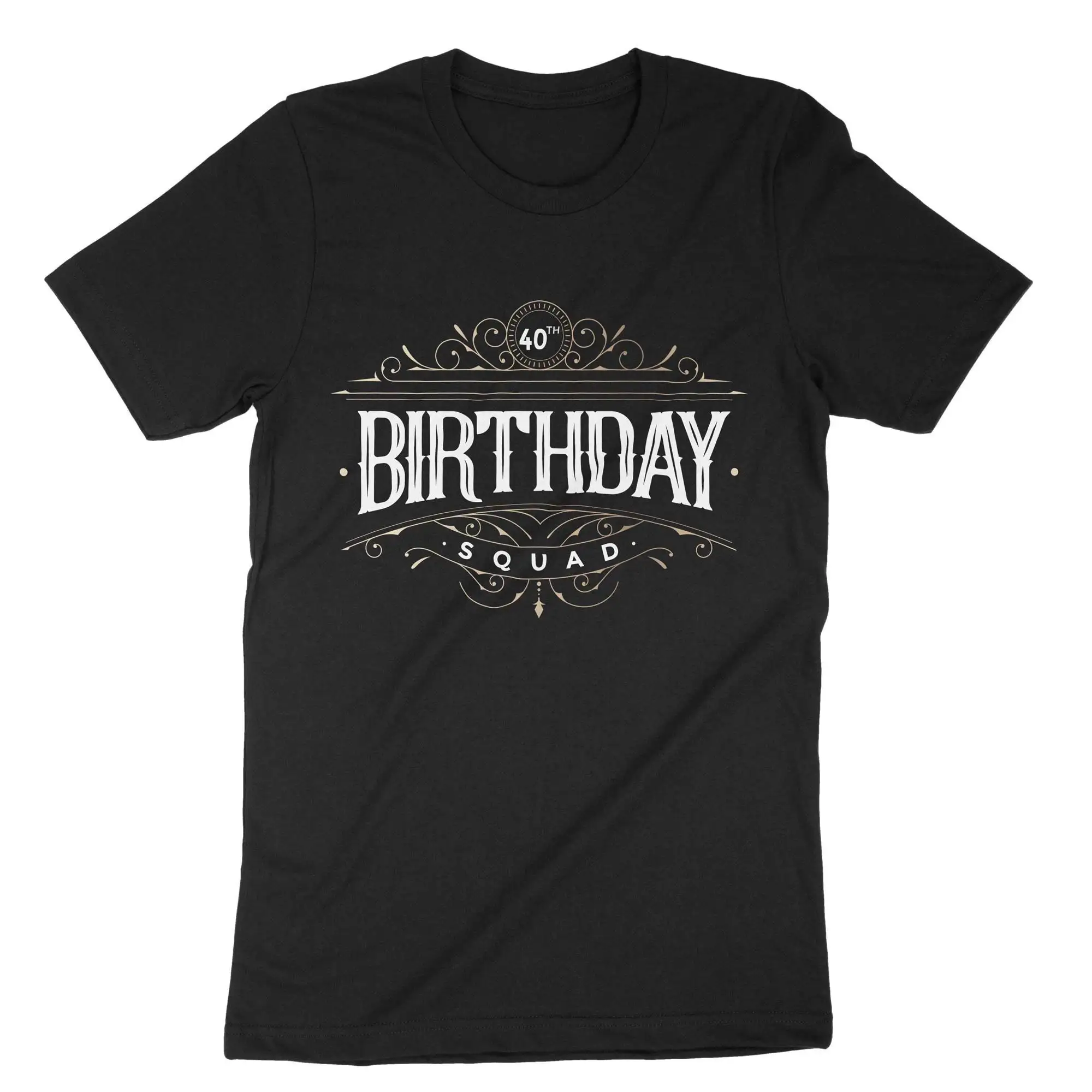 40th Birthday Squad T Shirt Fortieth 40 Years Old CelebranT Party